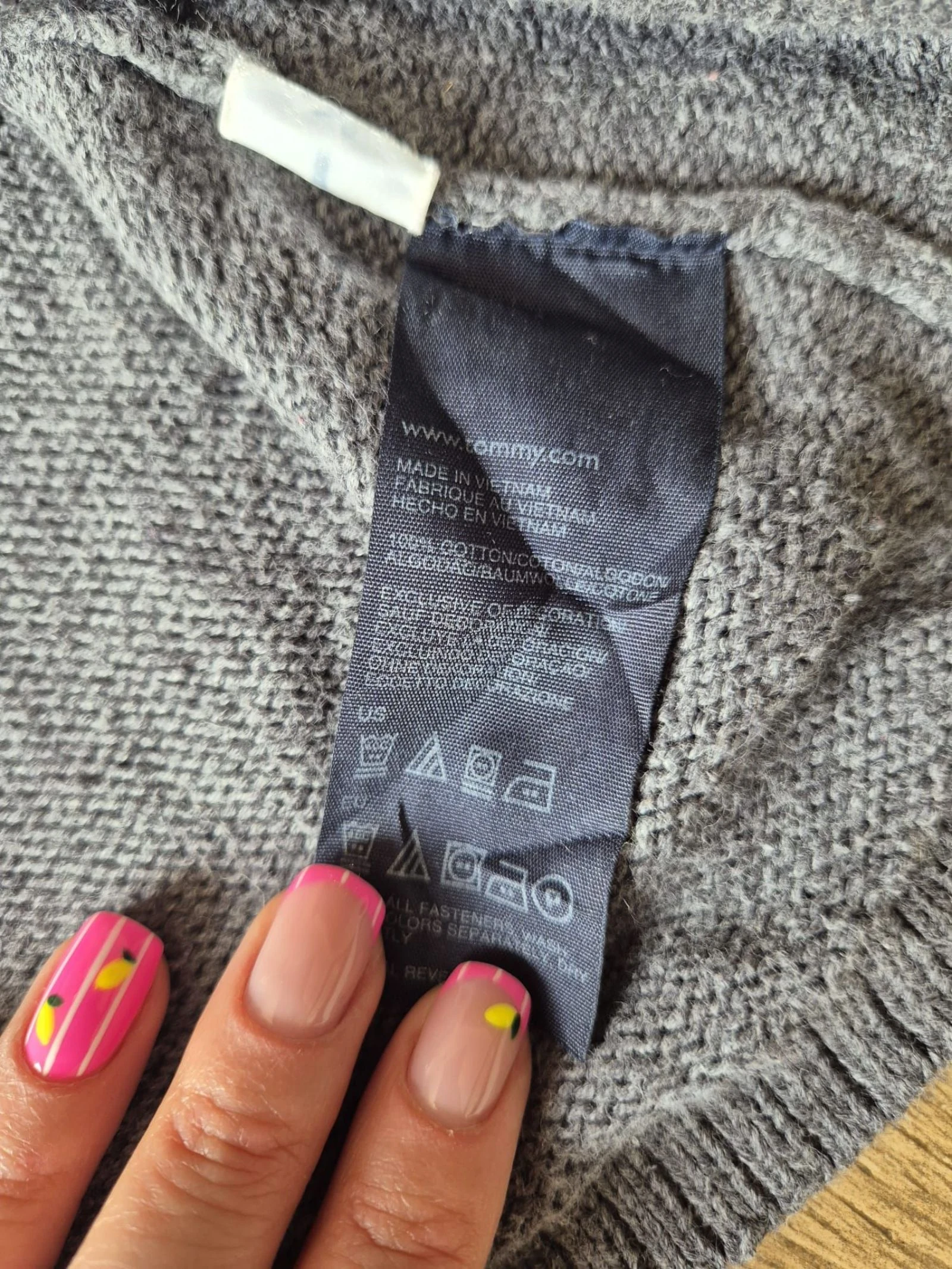 Colete / Cardigan Tommy Hilfiger - Cinza - Tamanho L (serve menor: corresponde mais a um S/M) – photo 7
